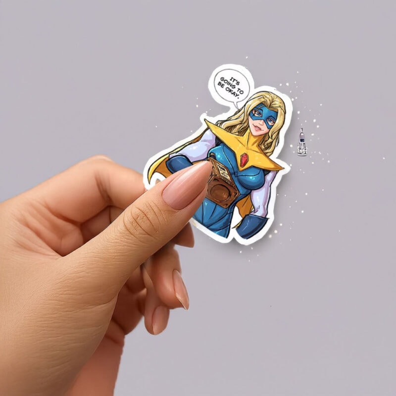 Dispatch Blonde Blazer Sticker