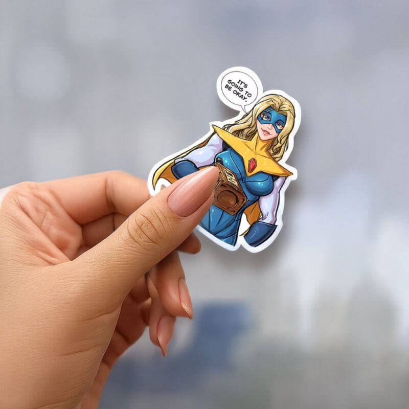 Dispatch Blonde Blazer Sticker