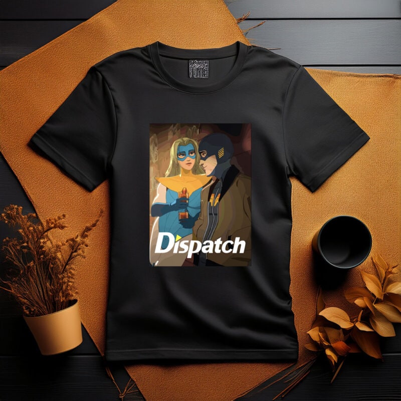 Dispatch Blonde Blazer and Mecha Man Shirt