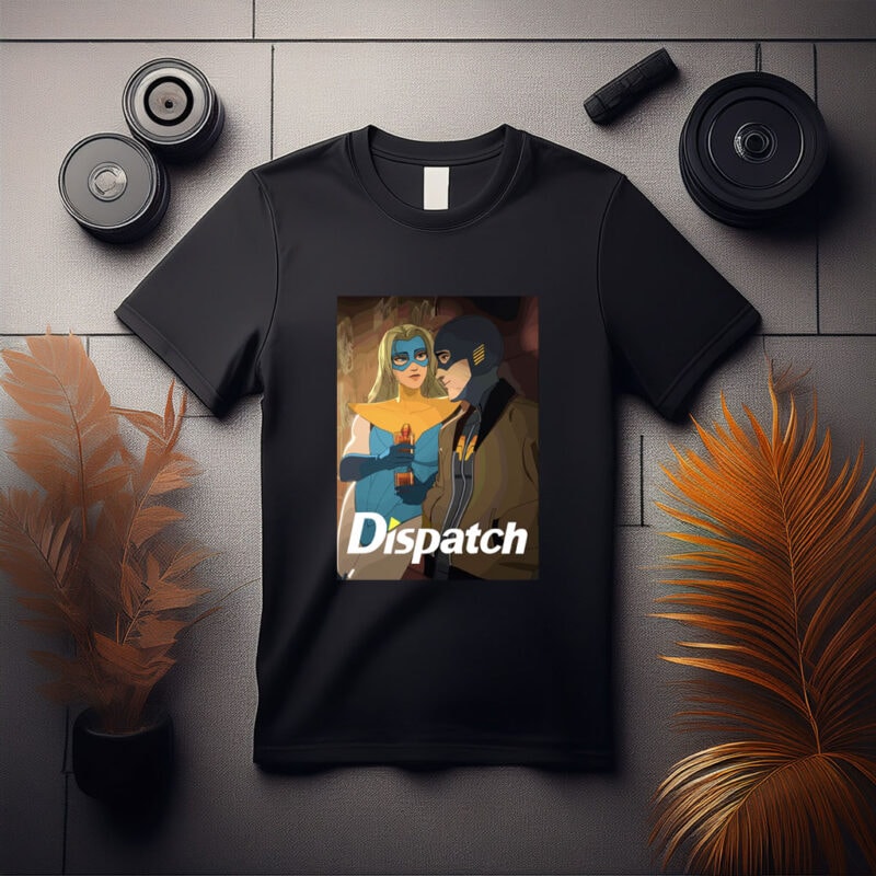 Dispatch Blonde Blazer and Mecha Man Shirt