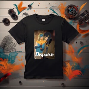 Dispatch Blonde Blazer and Mecha Man Shirt