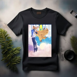 Dispatch Blonde Blazer in the Sky Shirt