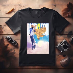 Dispatch Blonde Blazer in the Sky Shirt