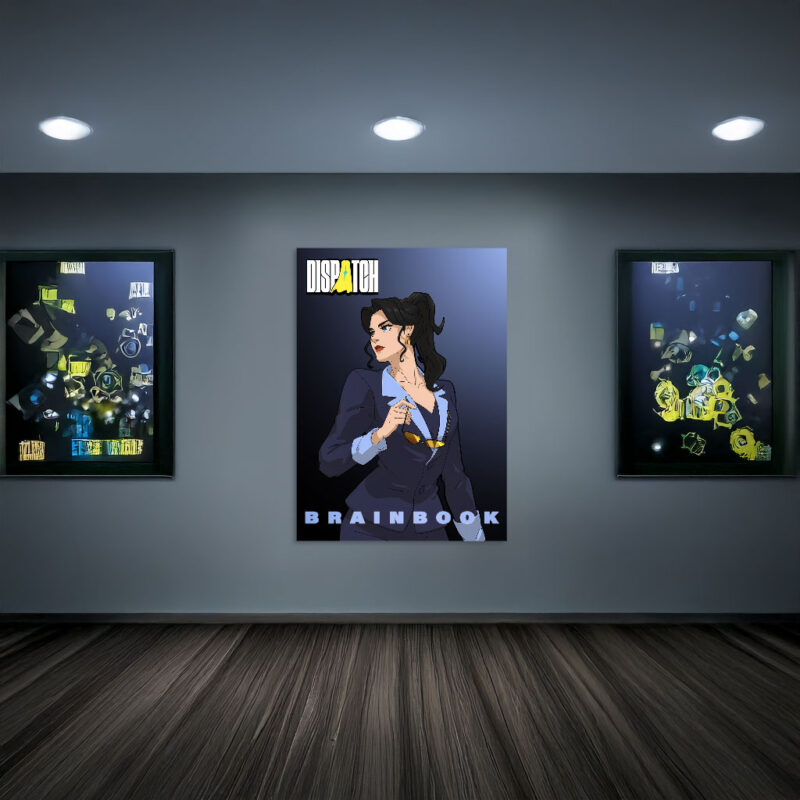 Dispatch Brainbook Woman Poster