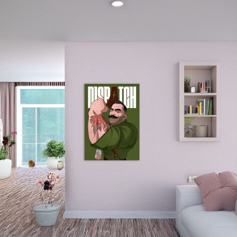 Dispatch Character Punch Up Poster