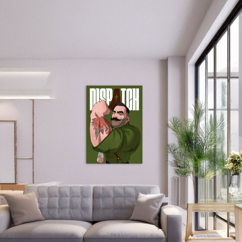 Dispatch Character Punch Up Poster