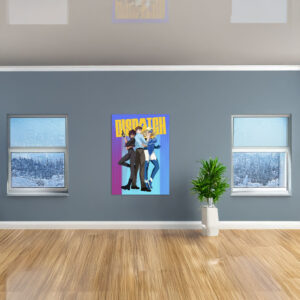 Dispatch Character Robert and Invisigal x Blonde Blazer Poster