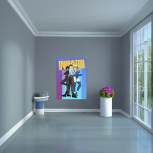 Dispatch Character Robert and Invisigal x Blonde Blazer Poster