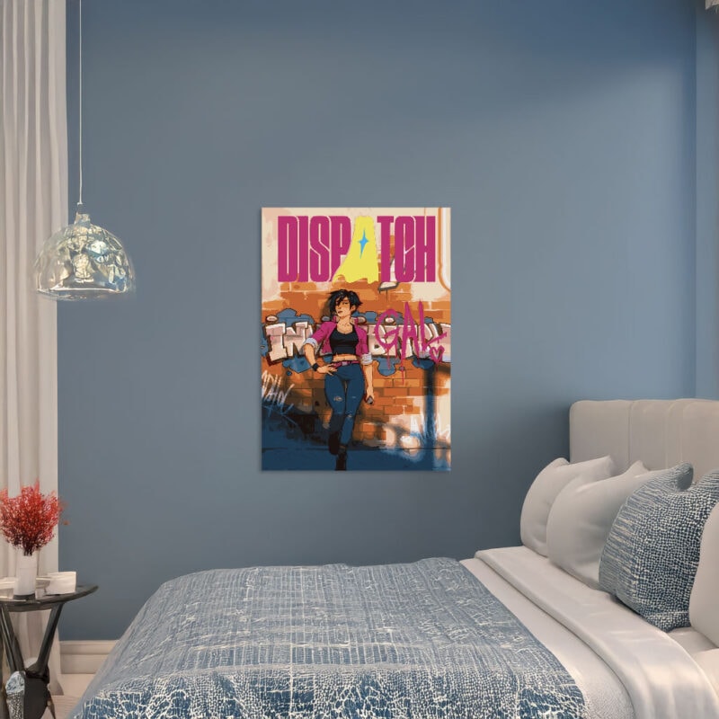 Dispatch Gal Graffiti Poster