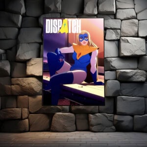 Dispatch Game Blonde Blazer Poster