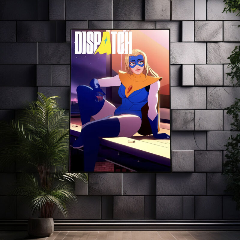 Dispatch Game Blonde Blazer Poster