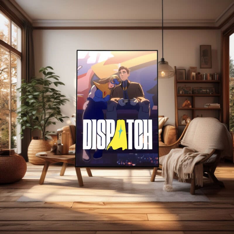 Dispatch Game Robert and Blonde Blazer Poster