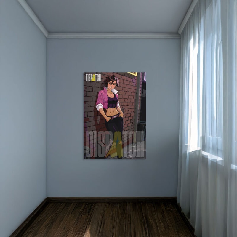 Dispatch Invisigal in Alleyway Poster