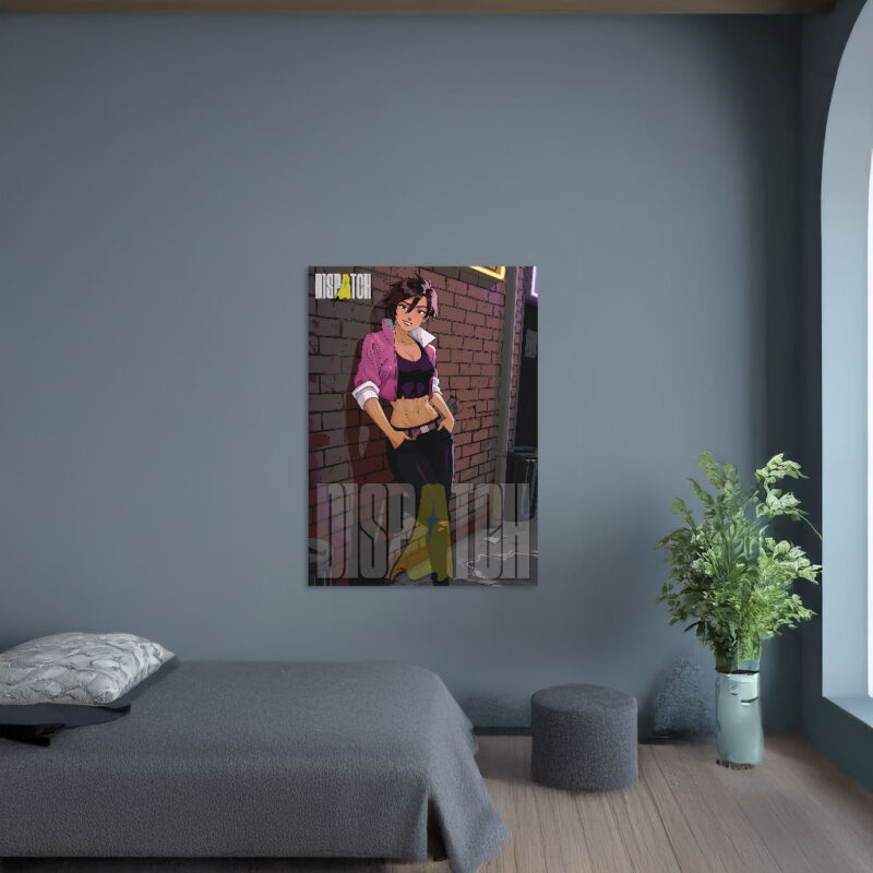 Dispatch Invisigal in Alleyway Poster