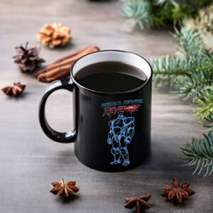 Dispatch Mecha Man Blueprint Mug