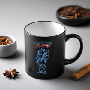 Dispatch Mecha Man Blueprint Mug