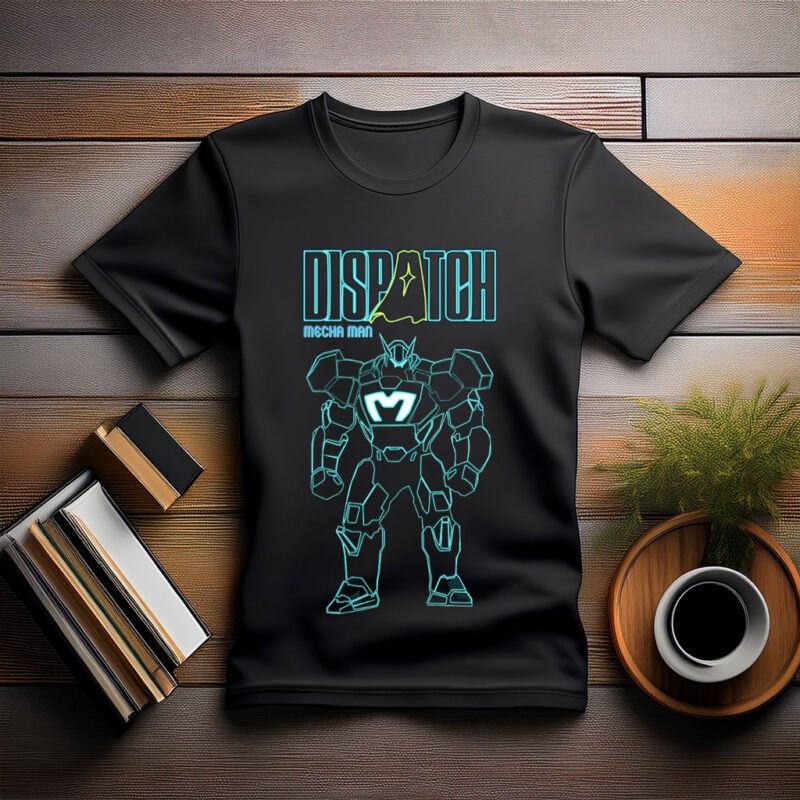 Dispatch Mecha Man Neon Shirt