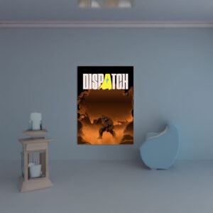 Dispatch Mecha Man Scene Poster