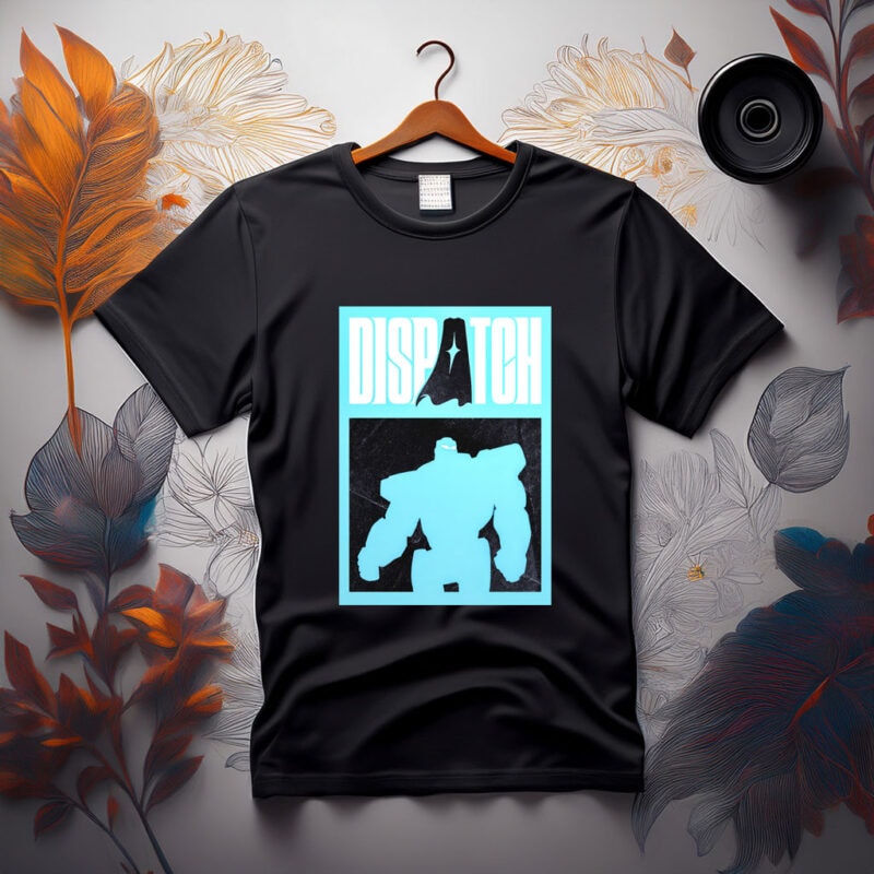 Dispatch Poster with Robot Silhouette Shirt