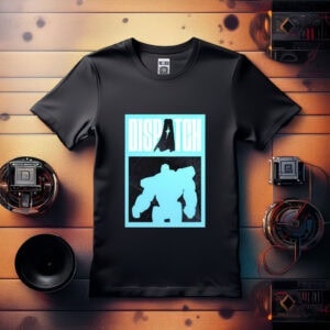 Dispatch Poster with Robot Silhouette Shirt