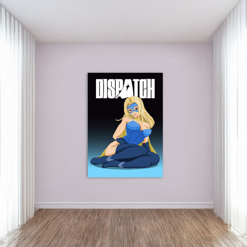 Dispatch Superheroine Blonde Blazer Poster