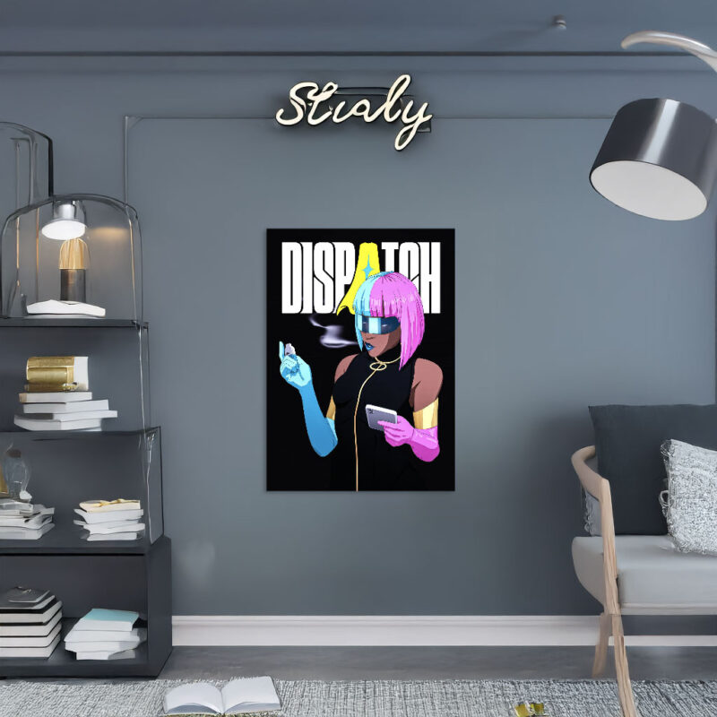 Dispatch Woman with Vape Poster