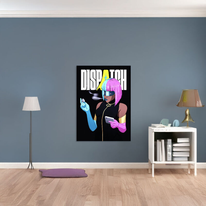 Dispatch Woman with Vape Poster