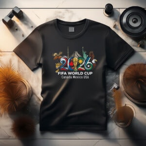 FIFA World Cup 2026 T-Shirt – Celebrate the World’s Biggest Football Tournament