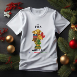 FIFA World Cup 2026 Trophy Map T-Shirt – Celebrate Football History