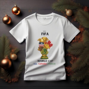 FIFA World Cup 2026 Trophy Map T-Shirt – Celebrate Football History