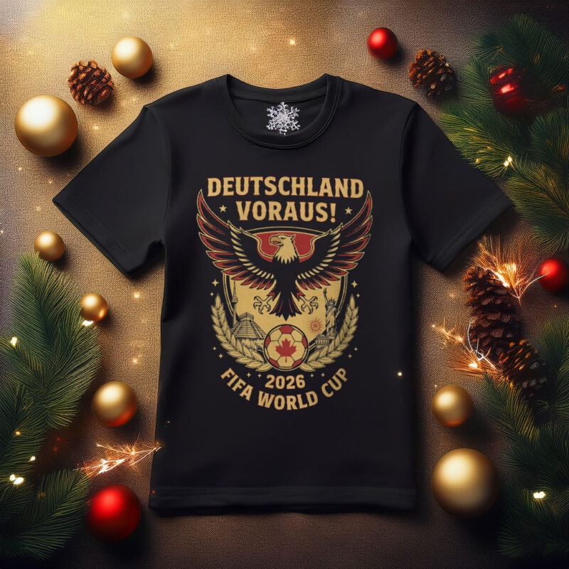 German Deutschland Vorwärts FIFA 2026 World Cup Fan T-Shirt – Show Your German Football Pride