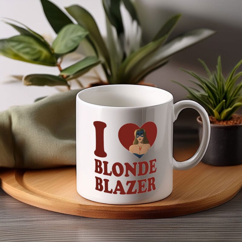 I Love Blonde Blazer Mug