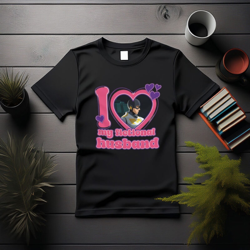 “I Love My Fictional Husband Mecha Man” Shirt