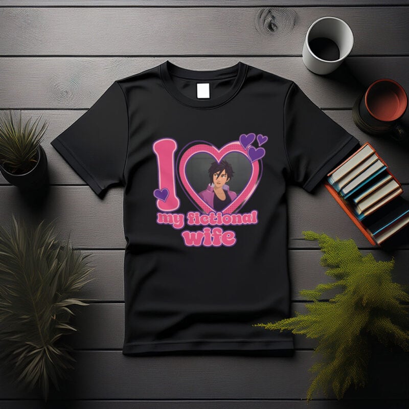 I Love My Fictional Wife Invisigal T-Shirt