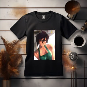 INVISIGAL Aprons Green Shirt