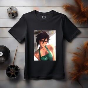 INVISIGAL Aprons Green Shirt