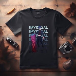 Invisgal Dispatch with Oversized Sword Shirt