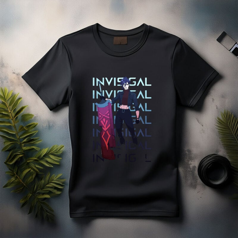 Invisgal Dispatch with Oversized Sword Shirt