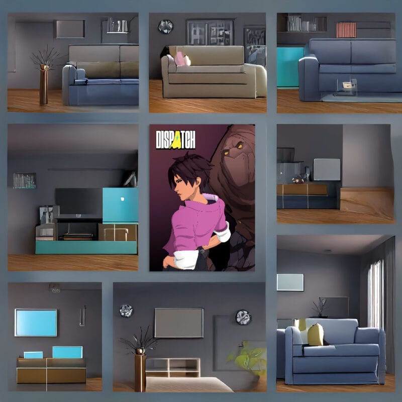 Invisigal and Golem Poster