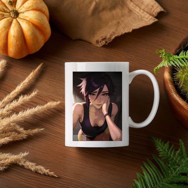 Invisigal with Black Tank Top Mug