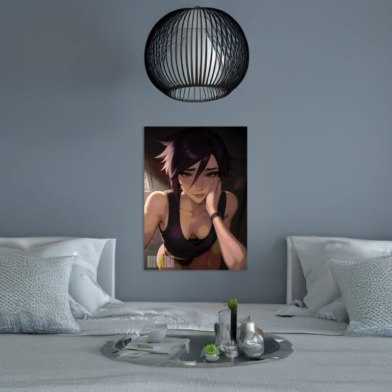 Invisigal with Black Tank Top Poster