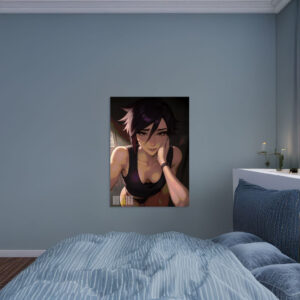 Invisigal with Black Tank Top Poster