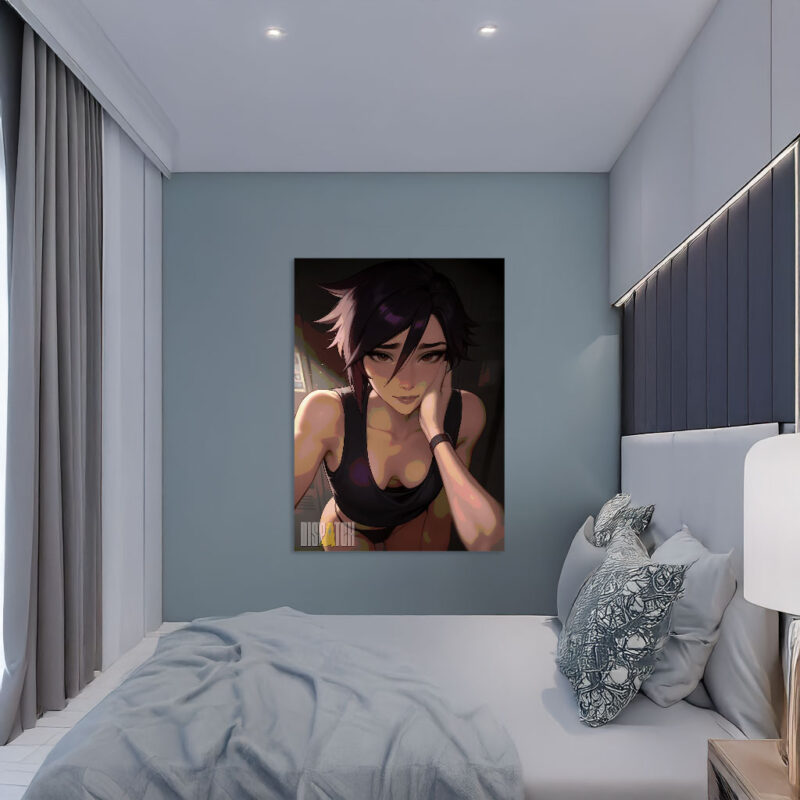 Invisigal with Black Tank Top Poster