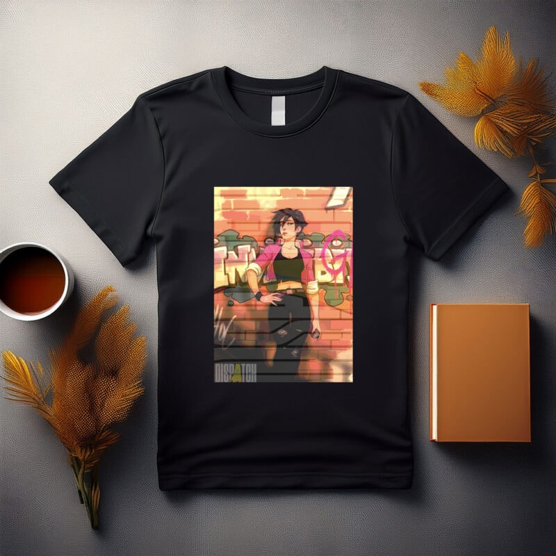 Invisigal with Graffiti Background Shirt