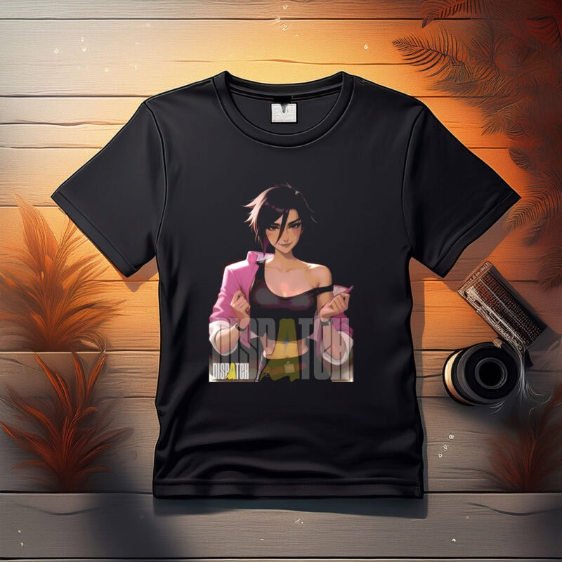 Invisigal with Pink Jacket Shirt