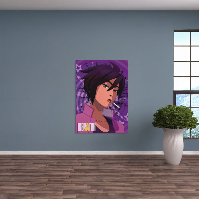Invisigal with Purple Poster