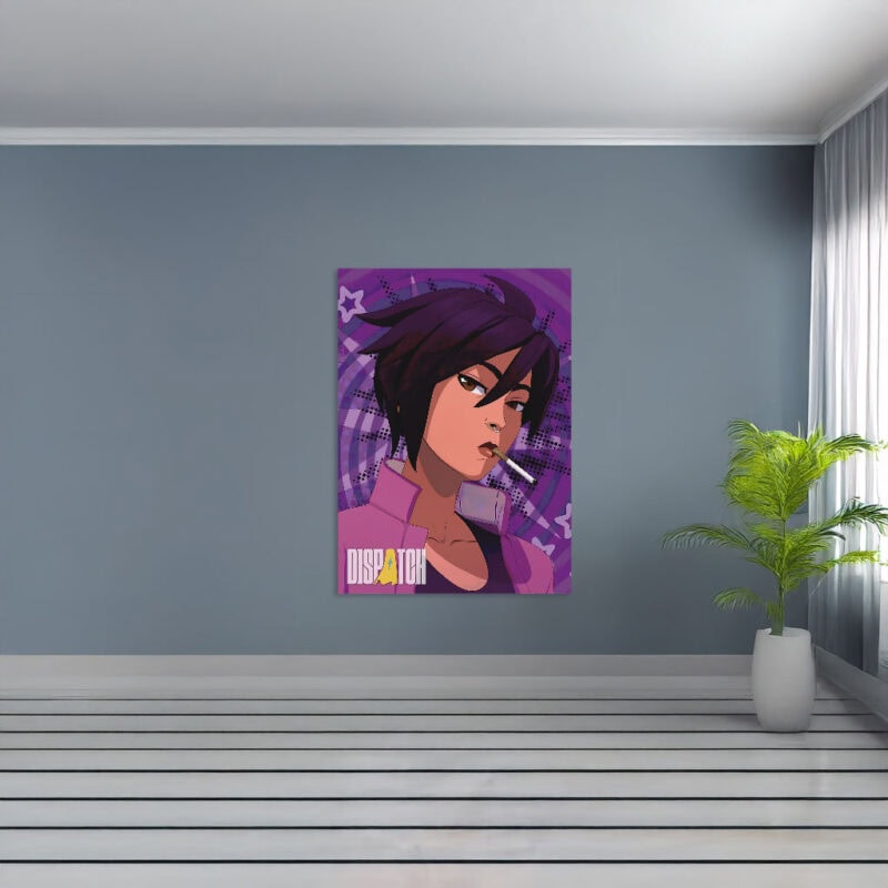 Invisigal with Purple Poster