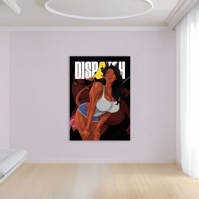 Malevola Devil Girl Dispatch Illustration Poster