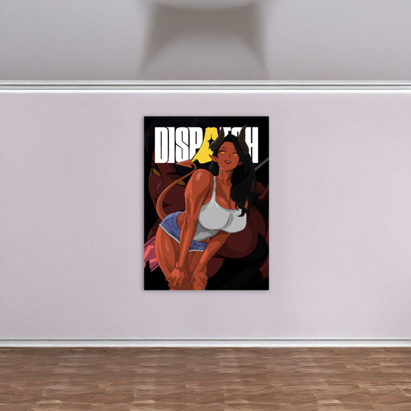 Malevola Devil Girl Dispatch Illustration Poster