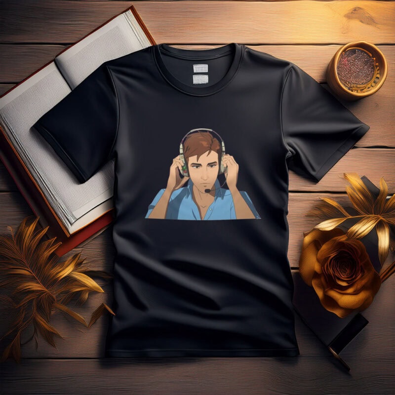 Robert Robertson Headphone T-Shirt